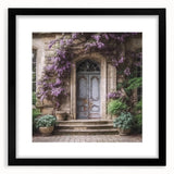 Extra large canvas featuring abstract art prints of colorful, textured doors, ideal for living room decor.