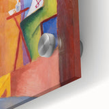 Expressionist Café Scene – Vibrant Abstract Turkish Café Wall Art