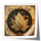 Vibrant wall art mockup showcasing colorful floral and botanical designs on a glossy canvas, arranged elegantly for interior decoration inspiration.