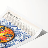 Extra large wall art featuring line art flowers in black on white, rolled print, suitable for large living room decor.