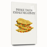 Large abstract wall art on acrylic, featuring swirling blue and gray tones, ideal for bedroom or dining room decor.