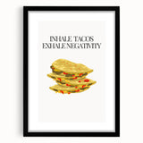 Extra large abstract art print featuring vibrant, textured colors on a framed canvas, ideal for living room decor.