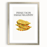 Textured abstract art print in silver frame, featuring swirling gray and white patterns, ideal for modern bedroom ambiance.