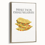 Framed canvas of vintage poster art featuring a black and gold landscape painting, ideal for bedroom wall decor.