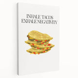 Large stretched canvas featuring a colorful array of fruits and vegetables in a realistic style.