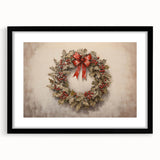 Classic Holly Wreath – Elegant Christmas Wall Decor
