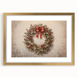 Classic Holly Wreath – Elegant Christmas Wall Decor