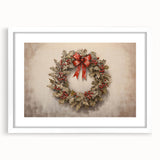 Classic Holly Wreath – Elegant Christmas Wall Decor