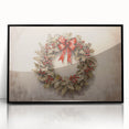 Classic Holly Wreath – Elegant Christmas Wall Decor
