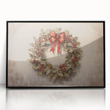 Classic Holly Wreath – Elegant Christmas Wall Decor