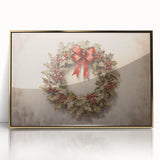 Classic Holly Wreath – Elegant Christmas Wall Decor