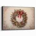 Classic Holly Wreath – Elegant Christmas Wall Decor