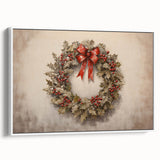 Classic Holly Wreath – Elegant Christmas Wall Decor