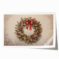 Classic Holly Wreath – Elegant Christmas Wall Decor