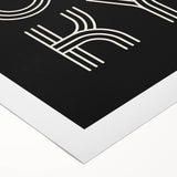 Spooky Typography Halloween Wall Art - Modern Halloween Decor