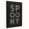 Spooky Typography Halloween Wall Art - Modern Halloween Decor