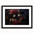 Romantic Skeleton Couple – Día de los Muertos Art Prints