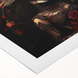 Romantic Skeleton Couple – Día de los Muertos Art Prints