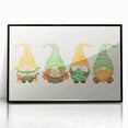 St. Patrick’s Day Gnomes - Irish Shamrock Wall Art