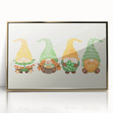 St. Patrick’s Day Gnomes - Irish Shamrock Wall Art