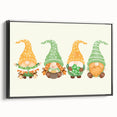 St. Patrick’s Day Gnomes - Irish Shamrock Wall Art