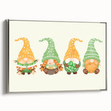 St. Patrick’s Day Gnomes - Irish Shamrock Wall Art