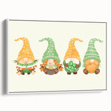St. Patrick’s Day Gnomes - Irish Shamrock Wall Art