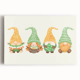 St. Patrick’s Day Gnomes - Irish Shamrock Wall Art
