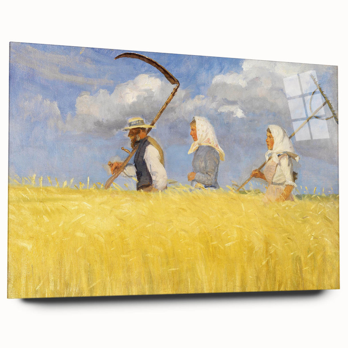 Harvesters - Pastoral Field Scene by Anna Ancher
