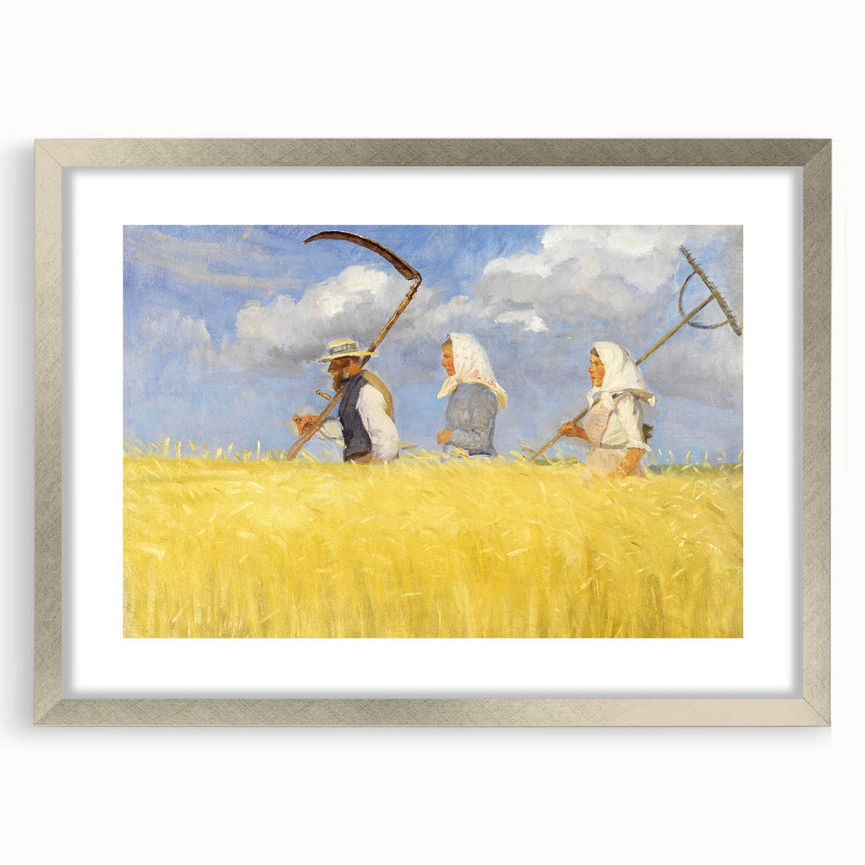 Harvesters - Pastoral Field Scene by Anna Ancher