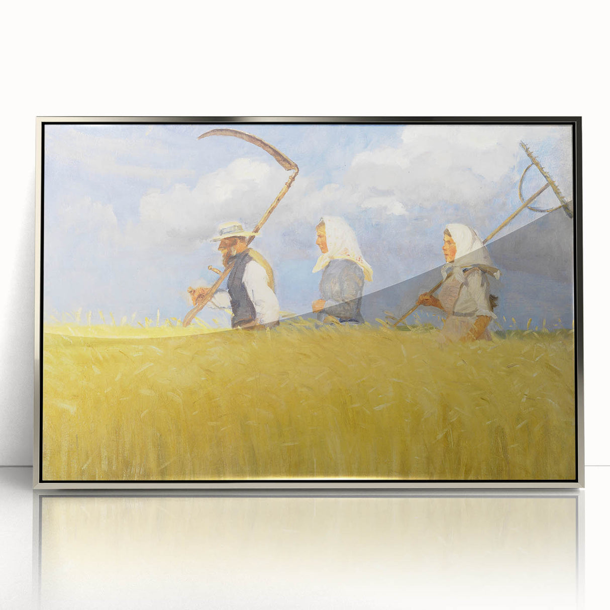 Harvesters - Pastoral Field Scene by Anna Ancher