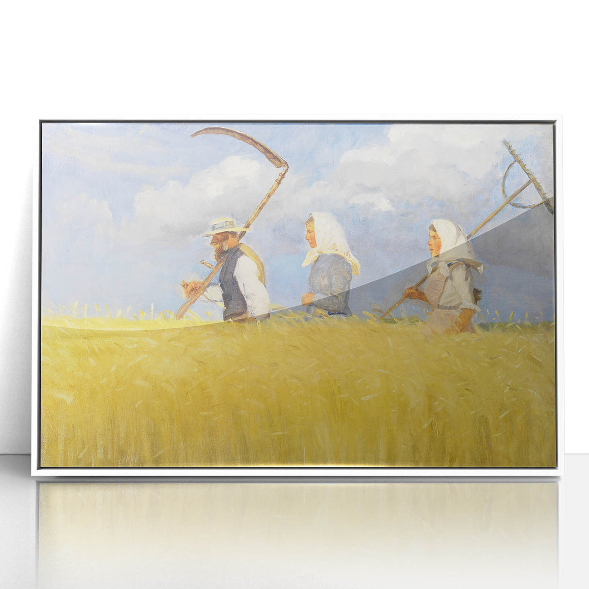 Harvesters - Pastoral Field Scene by Anna Ancher