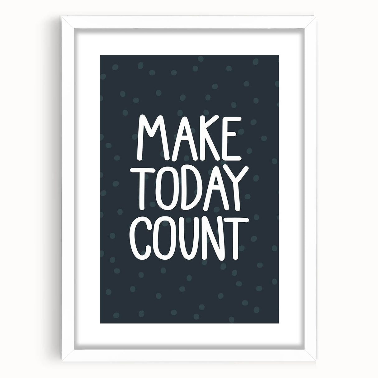Make Today Count - Boys Room Wall Art Kids Decor