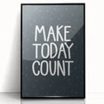 Make Today Count - Boys Room Wall Art Kids Decor