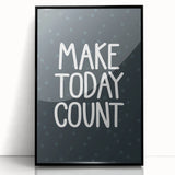 Make Today Count - Boys Room Wall Art Kids Decor