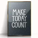 Make Today Count - Boys Room Wall Art Kids Decor