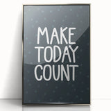 Make Today Count - Boys Room Wall Art Kids Decor