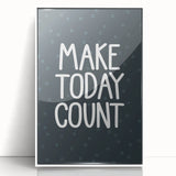 Make Today Count - Boys Room Wall Art Kids Decor