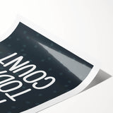 Make Today Count - Boys Room Wall Art Kids Decor