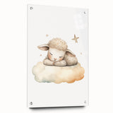 Sleeping Lamb Nursery Wall Art – Baby Room Decor & Kids Prints