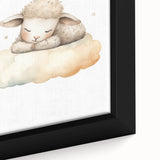 Sleeping Lamb Nursery Wall Art – Baby Room Decor & Kids Prints