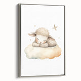 Sleeping Lamb Nursery Wall Art – Baby Room Decor & Kids Prints