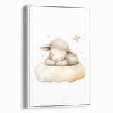 Sleeping Lamb Nursery Wall Art – Baby Room Decor & Kids Prints