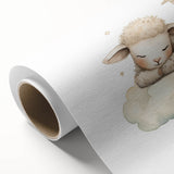 Sleeping Lamb Nursery Wall Art – Baby Room Decor & Kids Prints