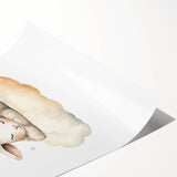 Sleeping Lamb Nursery Wall Art – Baby Room Decor & Kids Prints