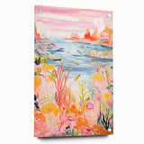 Rolled Paper Art Prints for Kids – Ocean Landscape Wall Decor