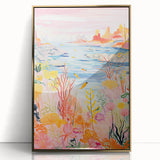 Rolled Paper Art Prints for Kids – Ocean Landscape Wall Decor