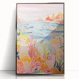 Rolled Paper Art Prints for Kids – Ocean Landscape Wall Decor