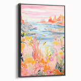 Rolled Paper Art Prints for Kids – Ocean Landscape Wall Decor