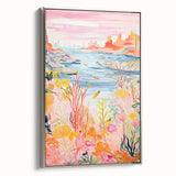 Rolled Paper Art Prints for Kids – Ocean Landscape Wall Decor